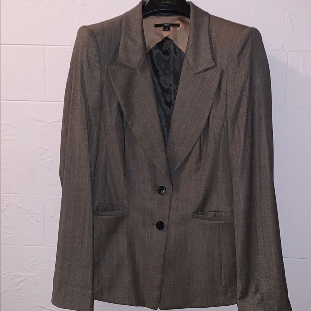Hugo BOSS blazer skirt suit